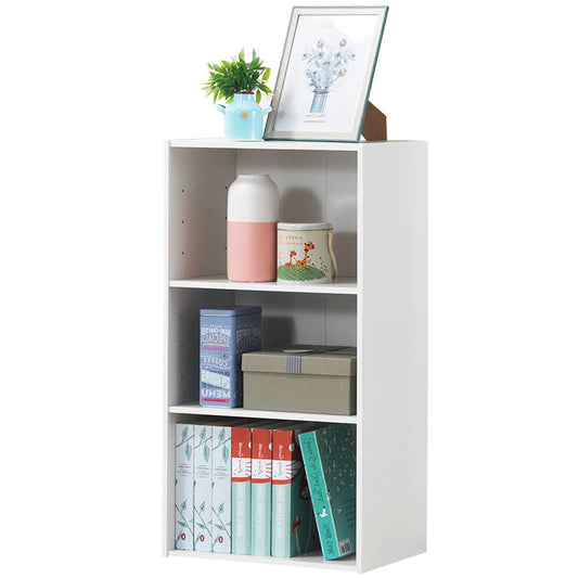 Topbuy 3-Tier Storage Cabinet Multi-functional Display Open shelf Bookcase MDF