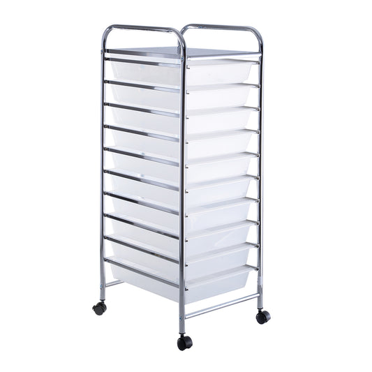 Topbuy 10 Drawer Scrapbook Paper Organizer Rolling Storage Cart Home Office
