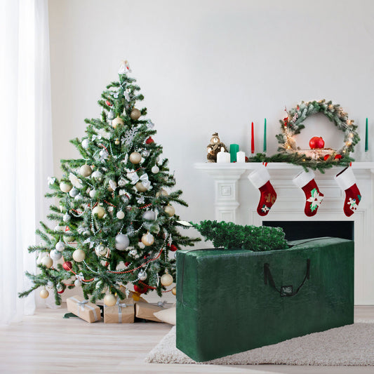 Topbuy Industrial Storage Bag for Christmas Tree Heavy Duty PE Hold 9ft Tree