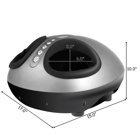 Topbuy Portable Foot Massager Machine with Calf Air Bag Kneading Shiatsu Massage