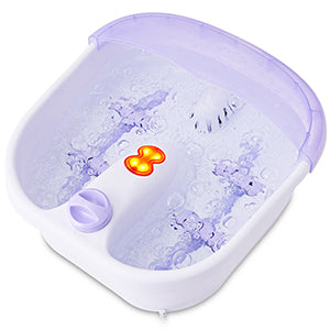 Topbuy Electrical Foot Massager Bubble Spa Tub w/ Infrared &Heat Boost