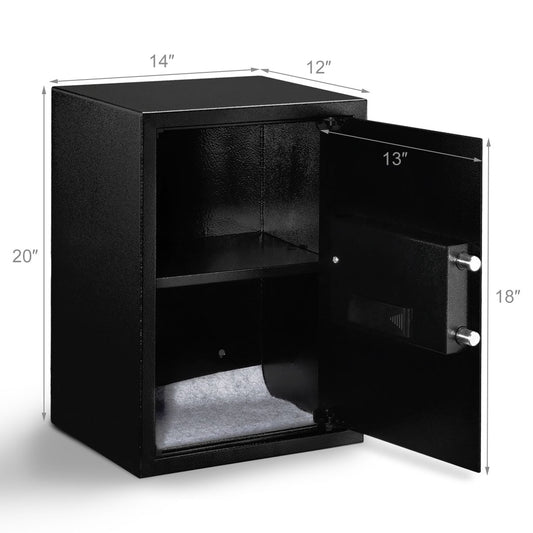 Topbuy Digital Electronic Keypad Lock Safe Box 1.8 C.F. Security Box