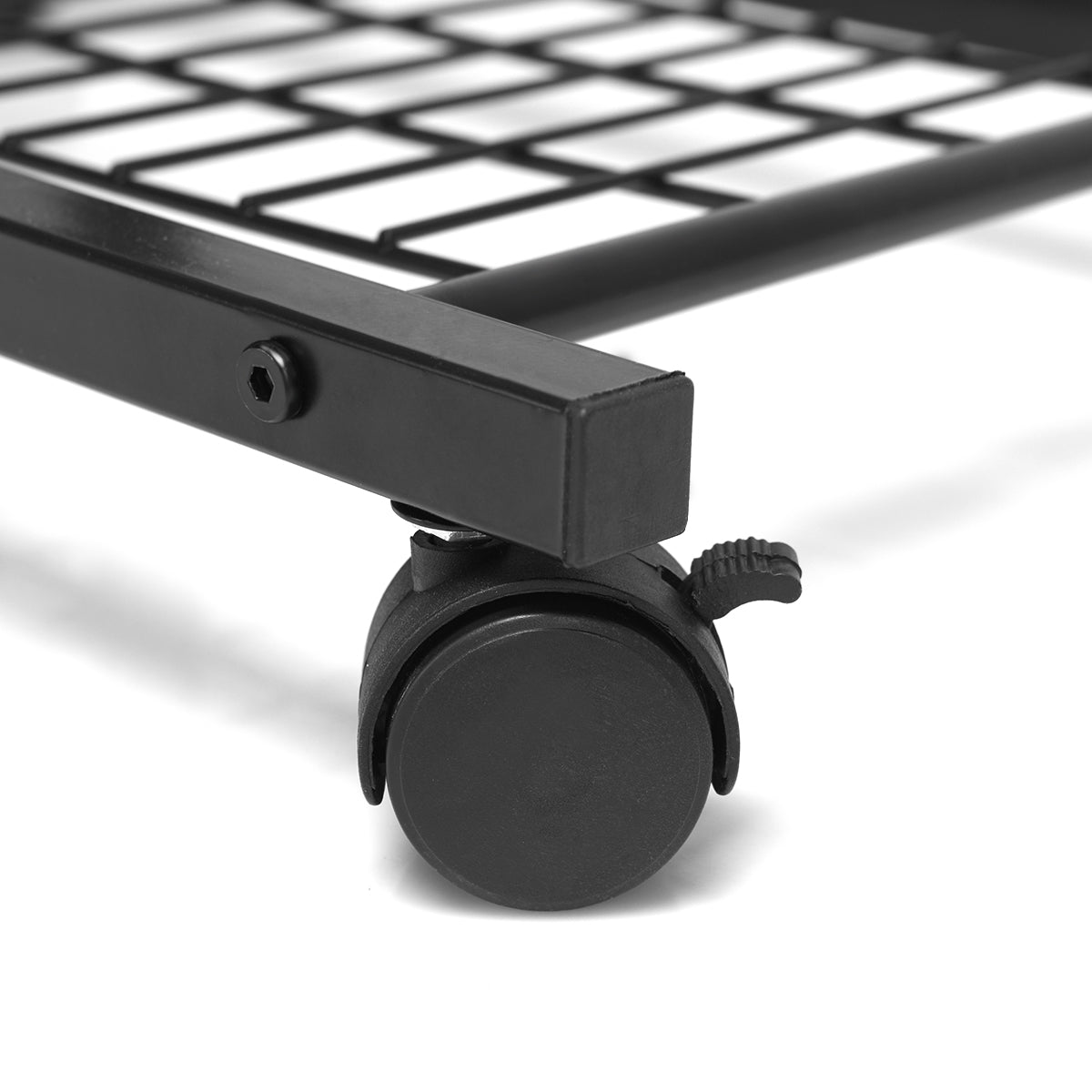 Topbuy Snack Magazine Sofa End Table Rolling Casters Height Adjustable