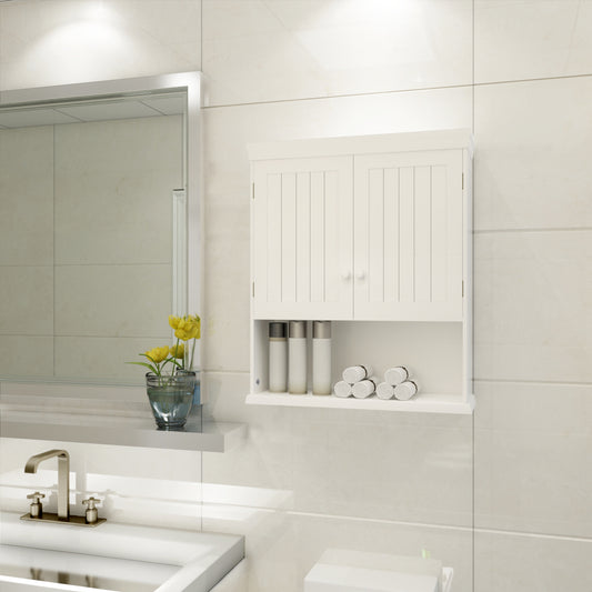 Topbuy Bathroom Medicine Cabinet Wall Mounted Storage Organizer Shelf