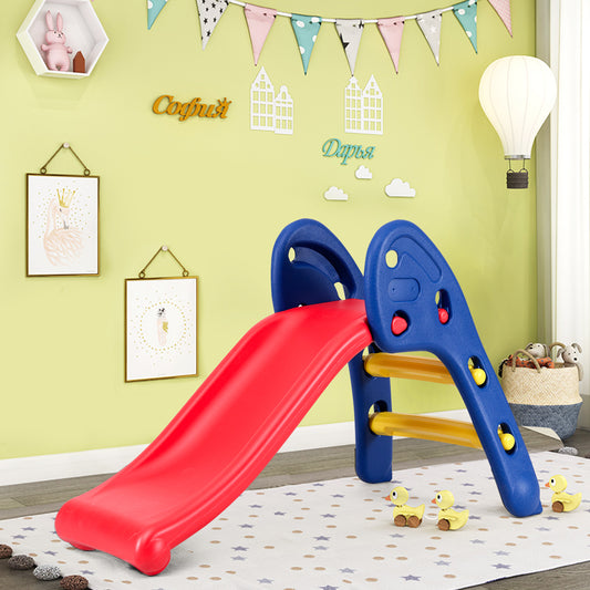 Topbuy Children's Folding Up-down Slide Plastic Fun Toy for Kids