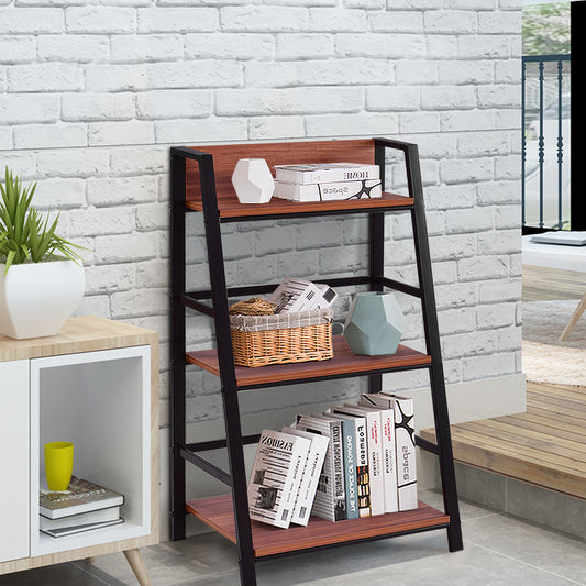 Topbuy 3 Tier Ladder Rack Storage Bookcase Modern Display Book Shelf