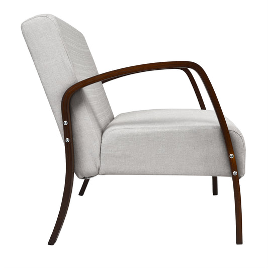 Topbuy Mid Century Modern Accent Chair Loveseat Leisure Armchair Wooden