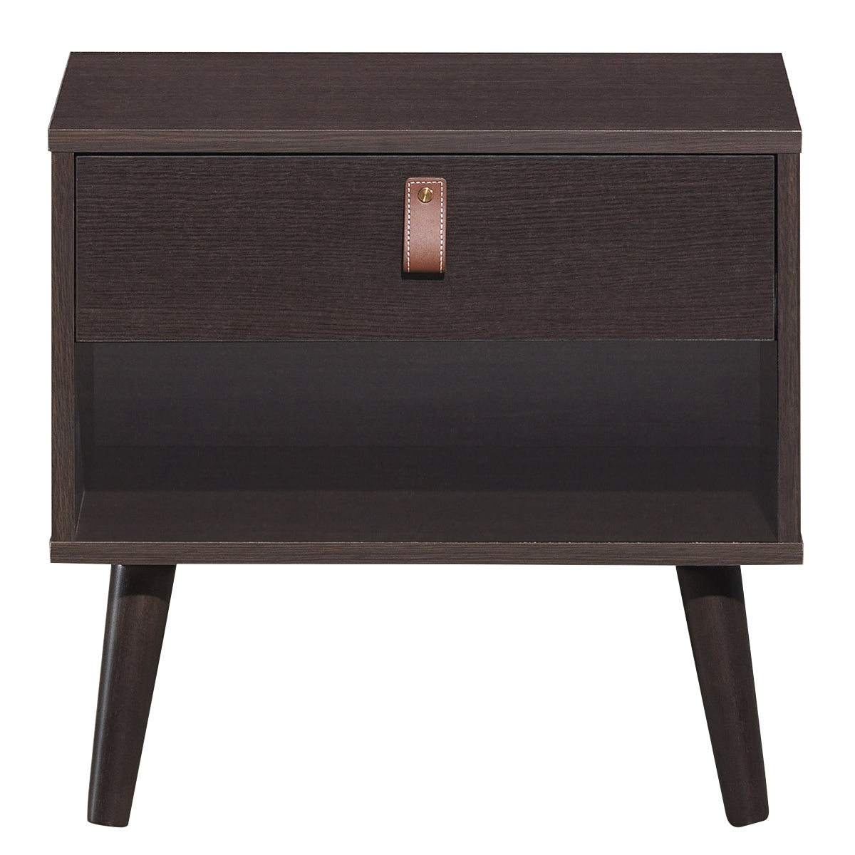 Topbuy Retro Wood Nightstand with Storage Drawer End Table Bedside Table