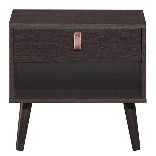 Topbuy Retro Wood Nightstand with Storage Drawer End Table Bedside Table