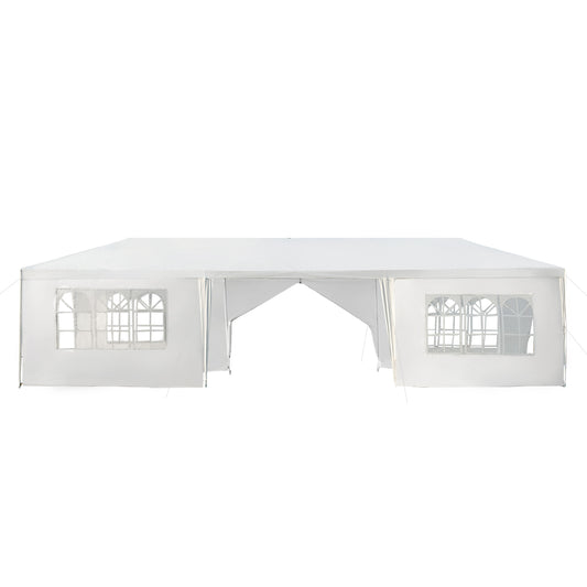 Topbuy 10' x 30' Outdoor Wedding Party Event Tent with 6 Removable Side Walls & 2 Doorways