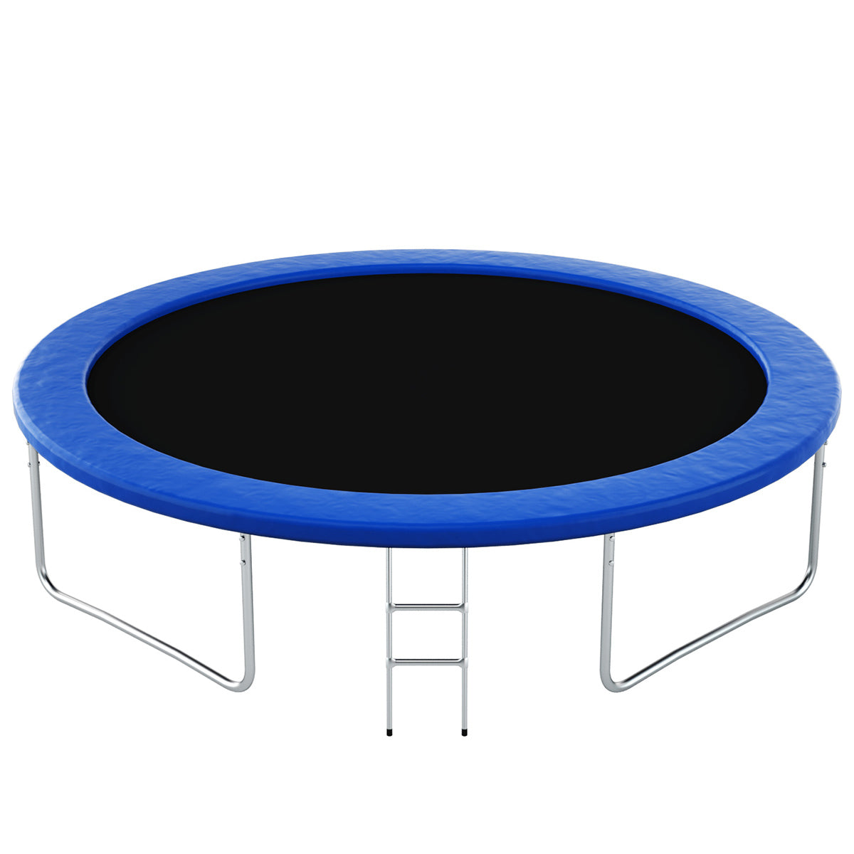 Topbuy 14 FT Recreational Trampoline Combo Bounce Jump Bed with Safety Enclosure Net