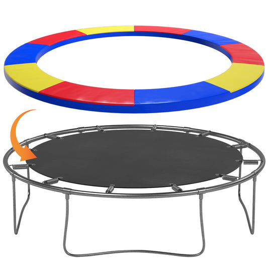 Topbuy 12 FT Round Trampoline Replacement Safety Pad Spring Frame Edge Cover