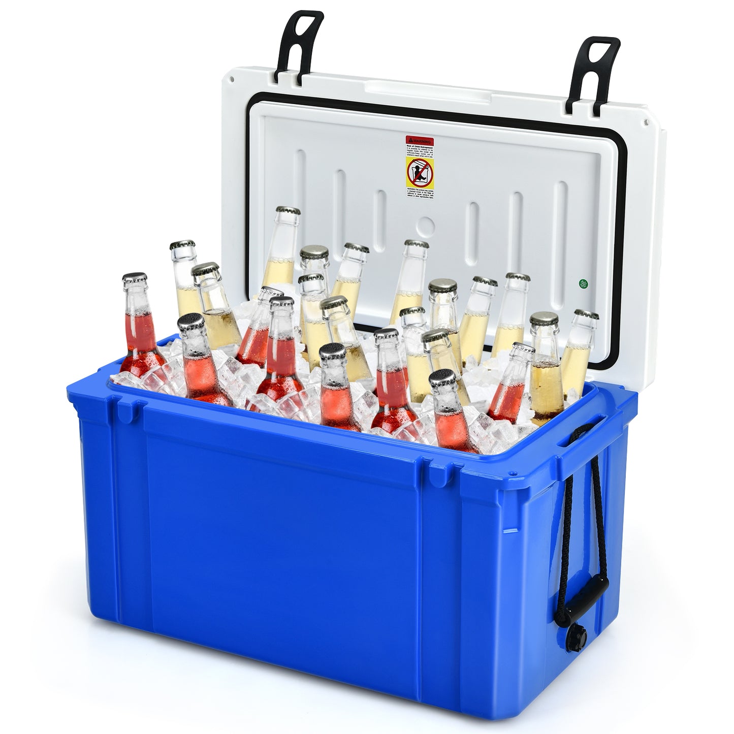 Topbuy 79Quarts Portable Cooler Camping Ice Chest with Stainless Handles for BBQ&hiking&outdoor activities