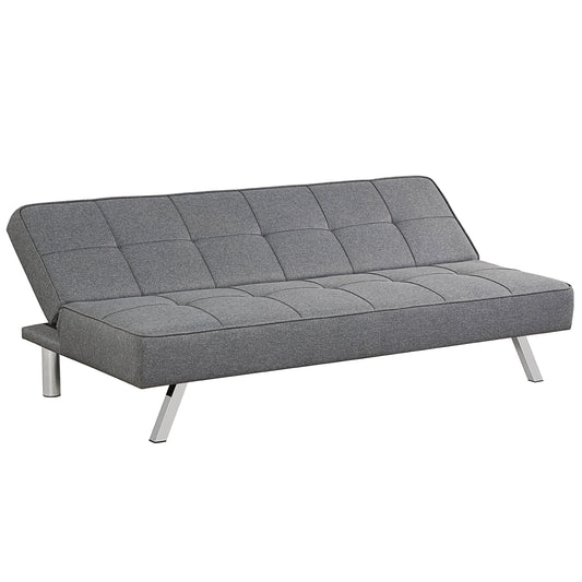 Topbuy 3-Seat Adjustable Sofa Bed Long Sofa with 3 Adjustable Angles for Living Room, Bedroom
