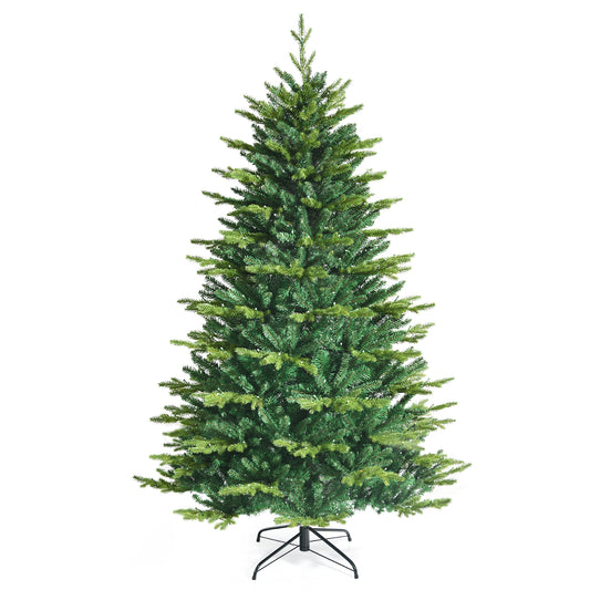 Topbuy 6FT/7FT/8FT APP Controlled Christmas Tree PE/PVC Xmas Tree w/ 420/540/670 Color Changing LED Lights & 1740/2324/2956 Branch Tips