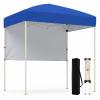 Patiojoy 6 x 4 FT Canopy Tent Pop Up Easy Setup Tent w/ 1 Half Sidewall Foldable & Portable Outdoor Gazebo