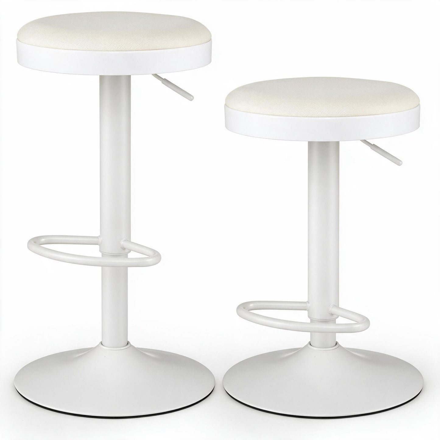 Patiojoy Height-Adjustable Kitchen Bar Stools Bar Stools Set of 2/4 White/Black/Green/Grey