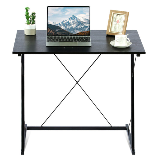 Patiojoy Computer Desk Modern Simple Study Writing Desk Rectangular Workstation Office
