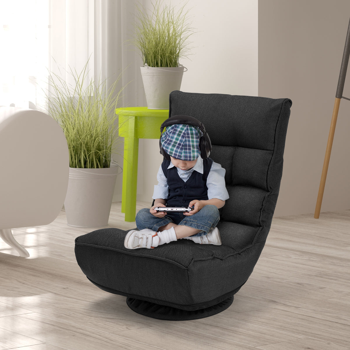 360 Degree Swivel Sofa 4-Position Adjustable Recliner Chair