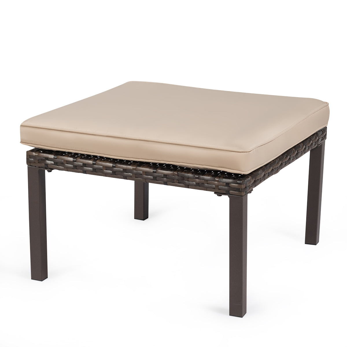 Patiojoy 5 Pieces Outdoor Patio Furniture Set Rattan Chairs and Table