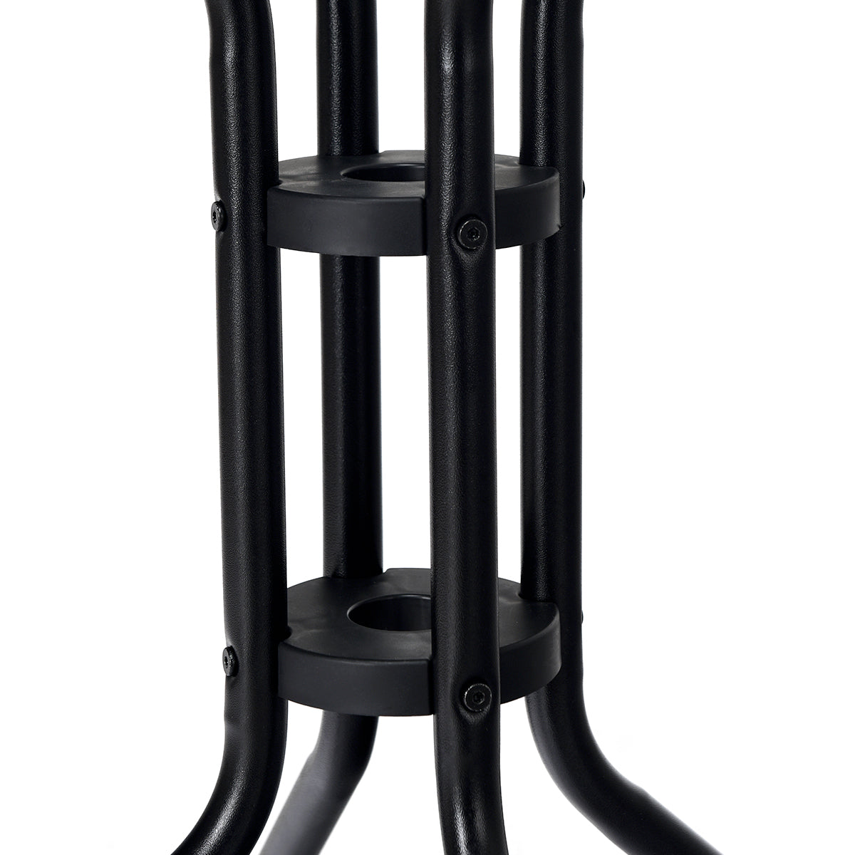 Patiojoy 32" Round Garden Bar Glass Table Patio Umbrella Deck Outdoor Furniture