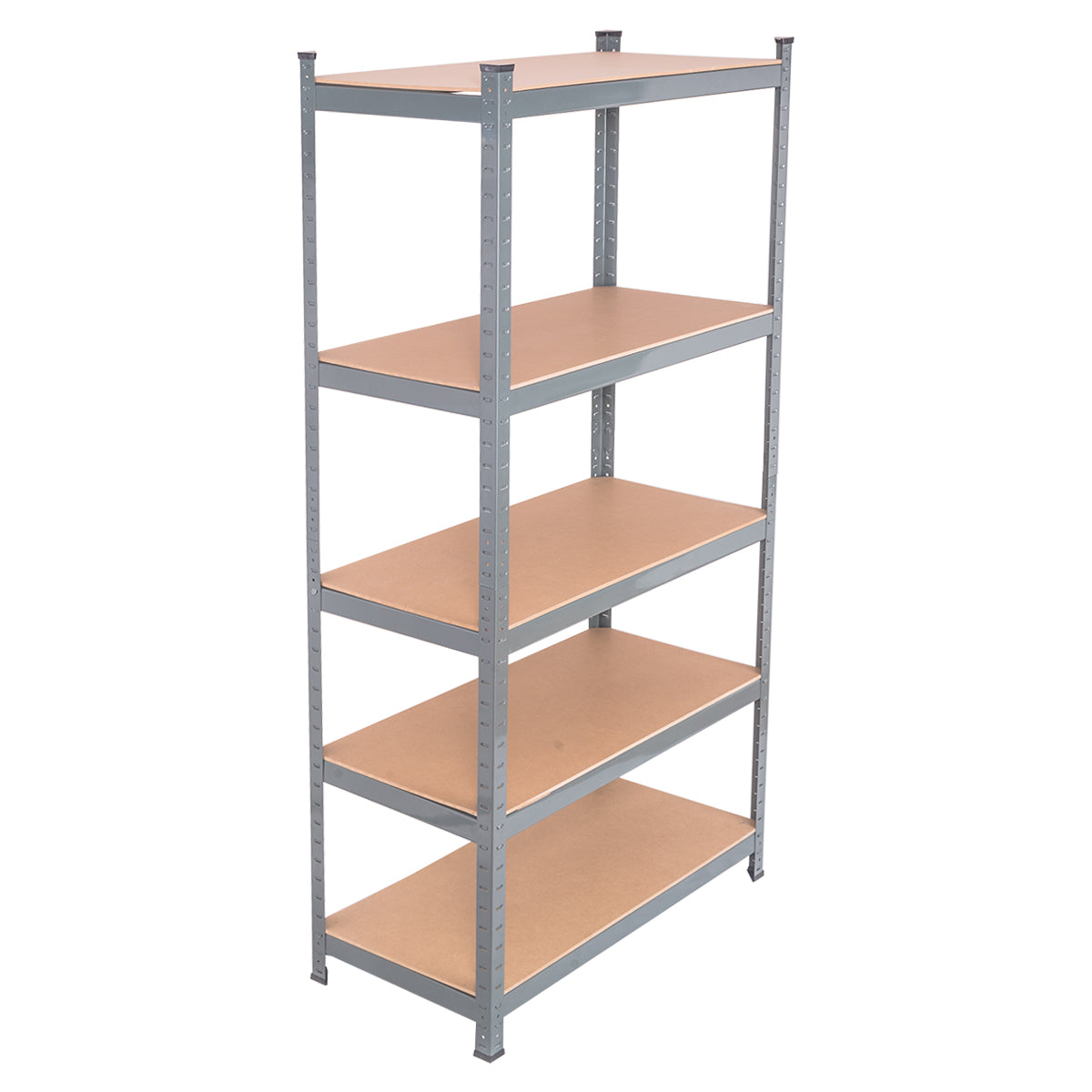 72"Height 5-tier Steel Garage Shelf Metal Adjustable Storage Rack Unit