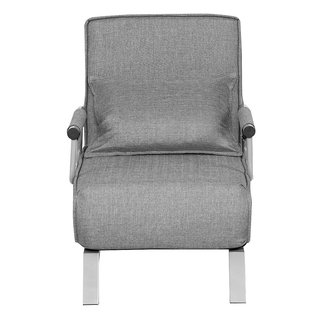 Patiojoy Lounge Chair Foldable Reclining Sofa Bed with Adjustable Positions and Removable Washable Cover