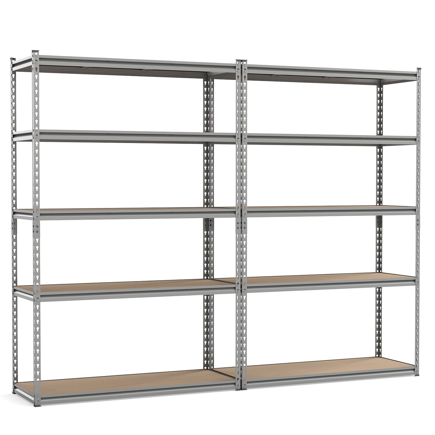 Patiojoy 5-Tier Heavy Duty Garage Shelving Unit 48" W x 18" D x 72" H Metal Storage Organizer Rack