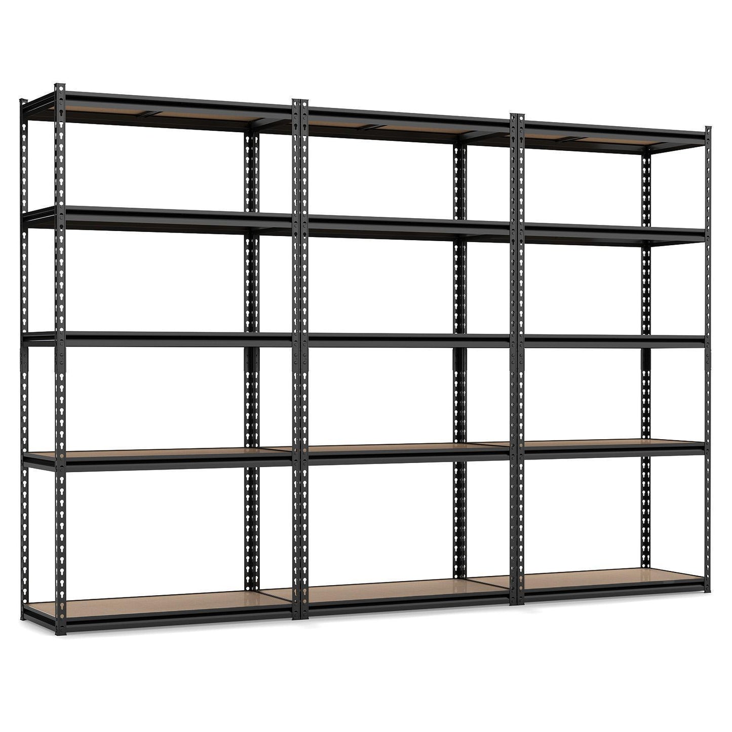 Patiojoy 2200 LBS Metal Storage Organizer Rack for Warehouse Basement 36" W x 18" D x 72" H