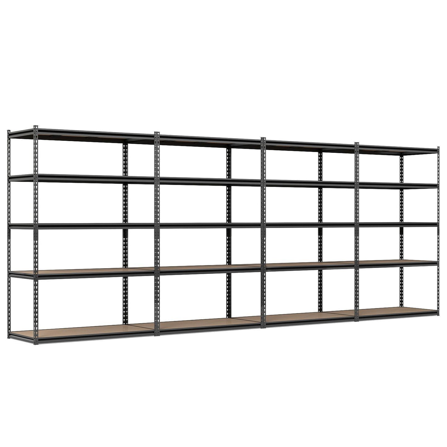 Patiojoy 5-Tier Heavy Duty Garage Shelving Unit 48" W x 24" D x 72" H Bolt-Free Assembly
