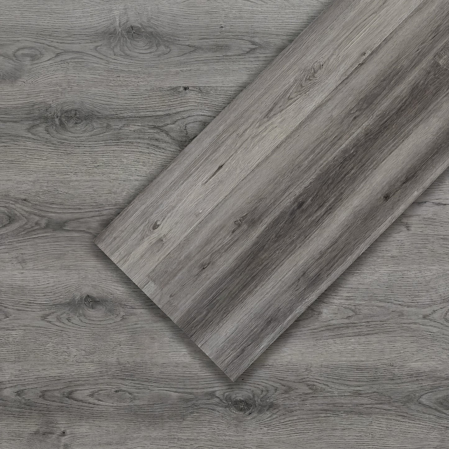 Patiojoy 24/48-Pack Floor Tiles Waterproof Vinyl Flooring 36" x 6" Long Wood Grain Planks