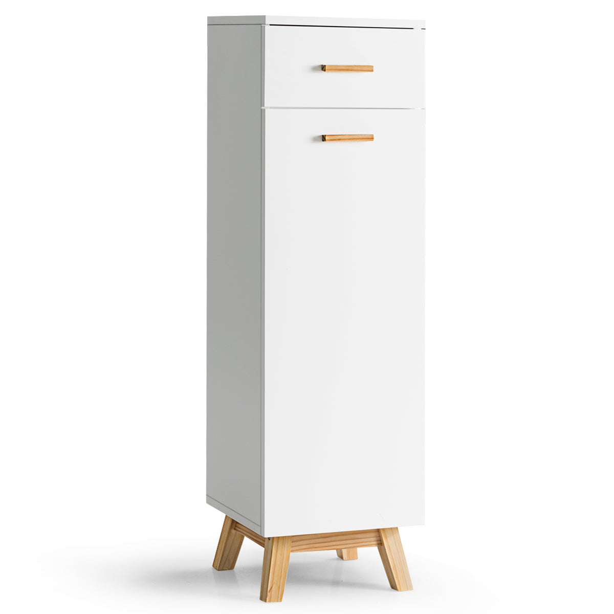 Patiojoy Multifunctional Bathroom Cabinet Organizer With Drawer Free Standing