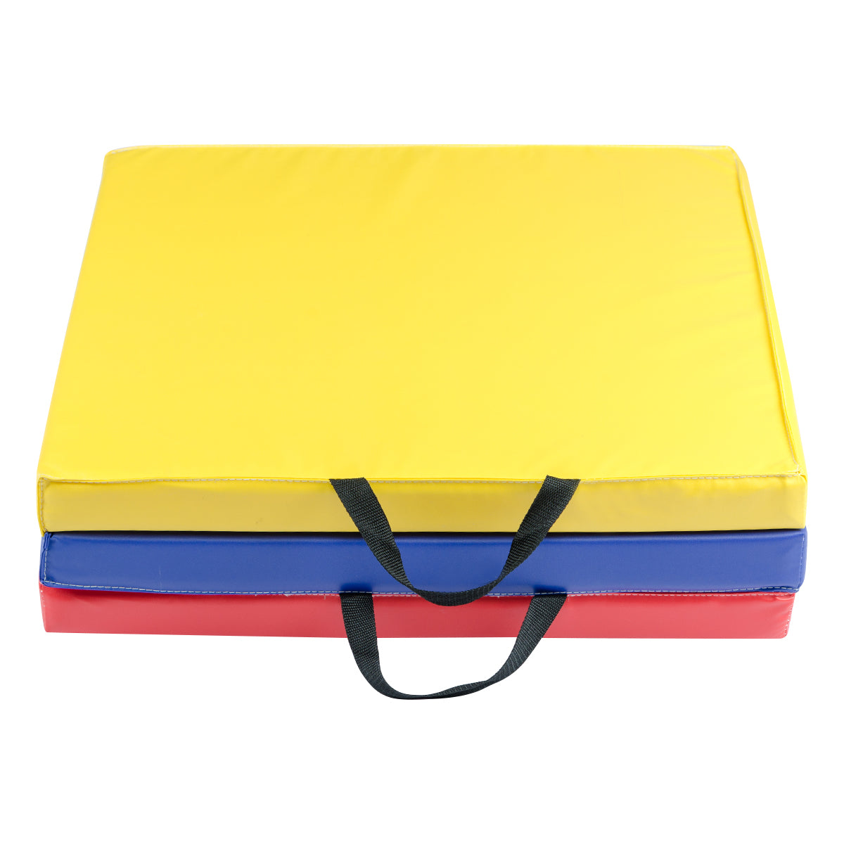 Patiojoy Fitness Exercise Tri-Fold Gymnastics Mat PU surface