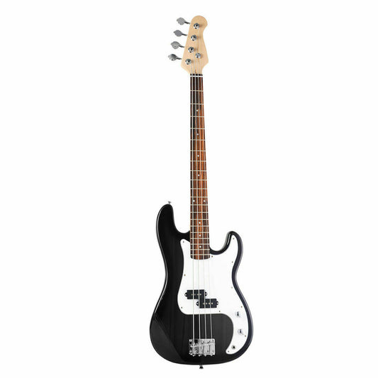 Topbuy Electric Bass Guitar Full Size 4 String for Beginners w/ Bag Amp Cord Black