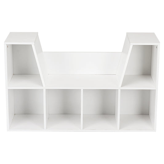 Patiojoy Storage Cabinet Kids Bookcase Multi-Functional Display Shelf With 6 Cubby