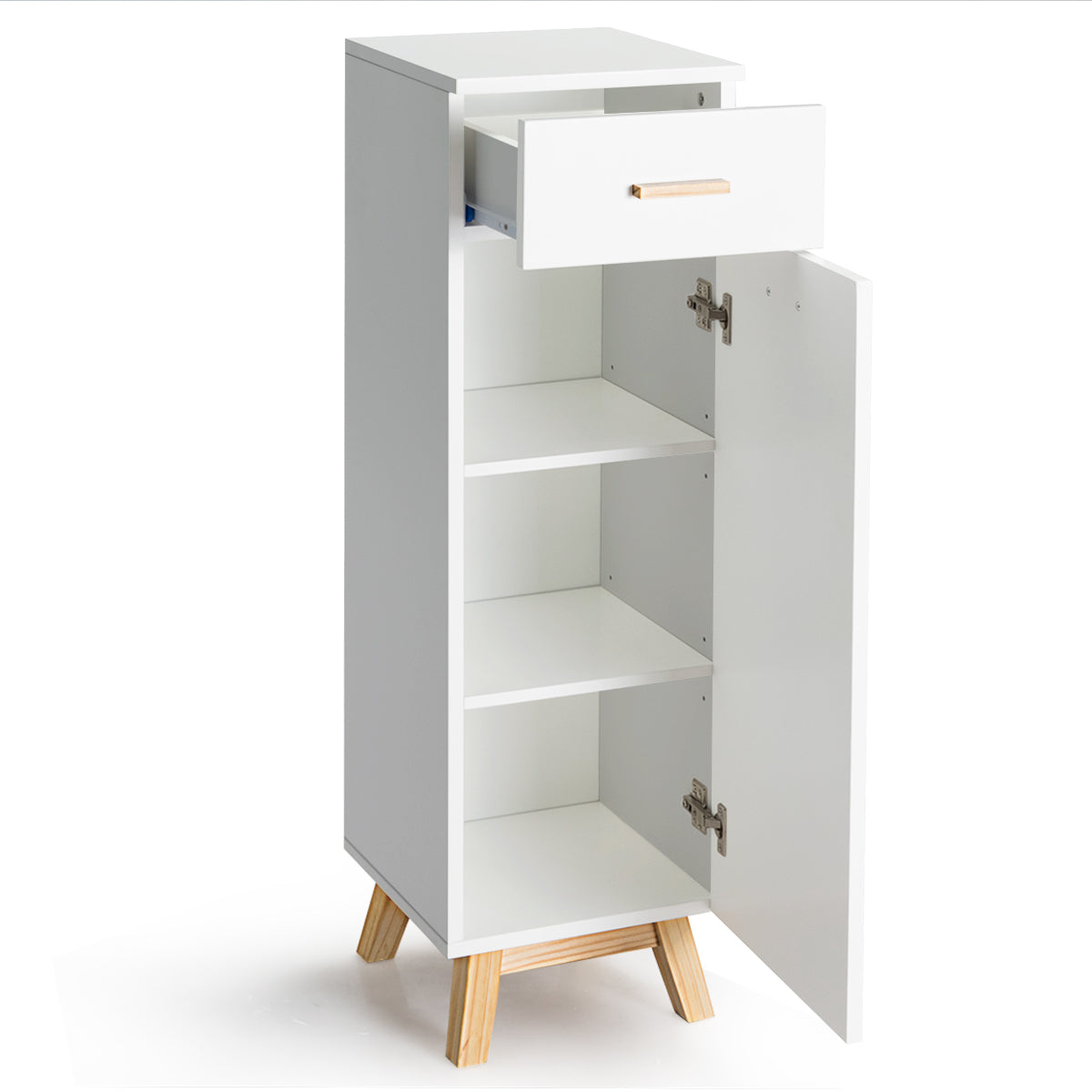 Patiojoy Multifunctional Bathroom Cabinet Organizer With Drawer Free Standing