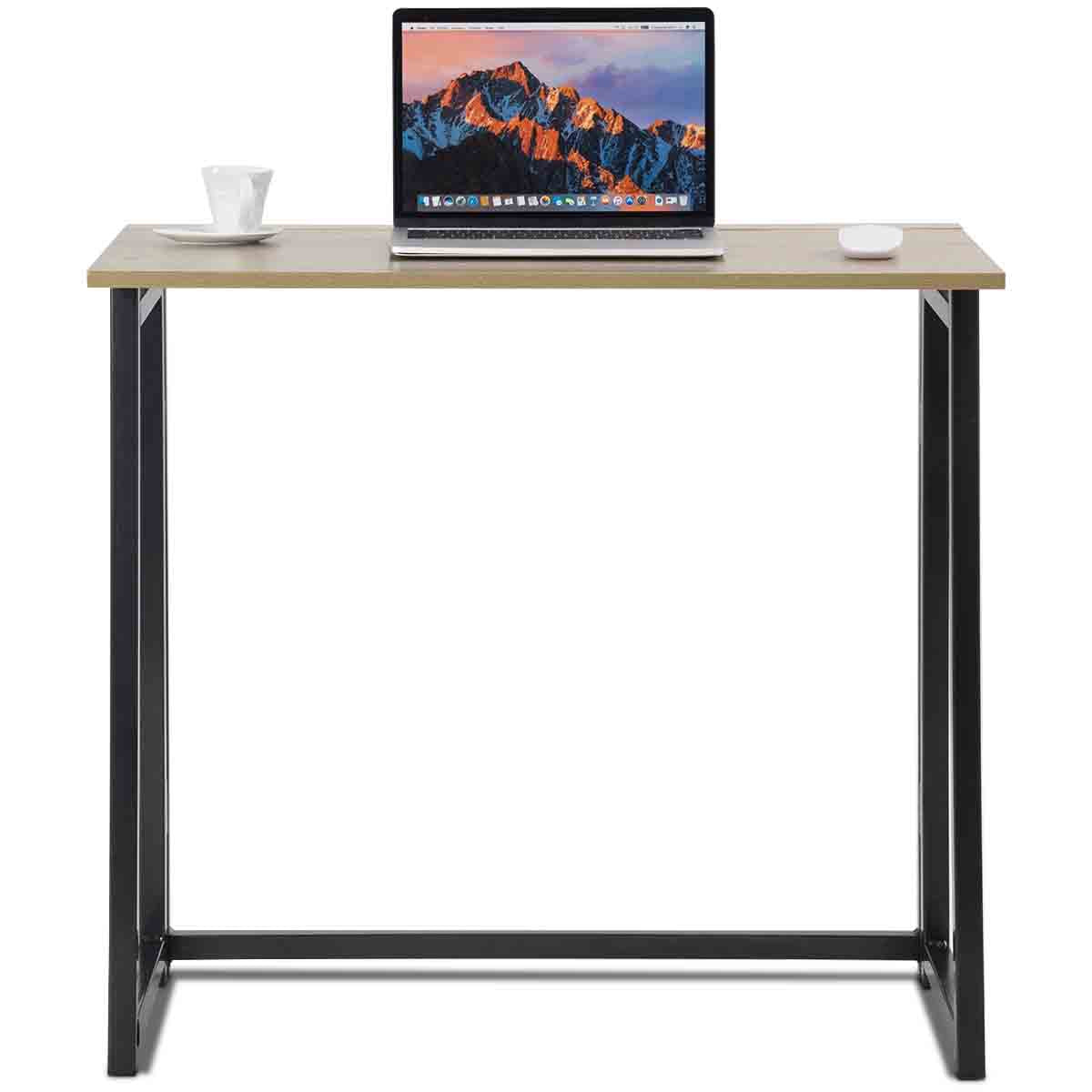 Patiojoy Folding Computer Desk Students Laptop Use Sturdy Writing Table