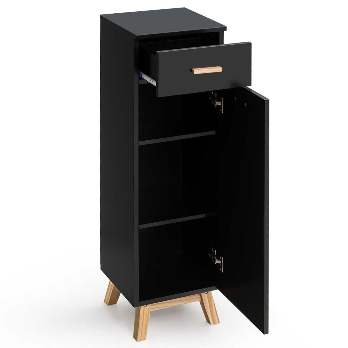 Patiojoy Multifunctional Bathroom Cabinet Organizer With Drawer Free Standing