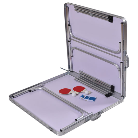 Topbuy Table Tennis Ping Pong Folding Table Portable Sports gift