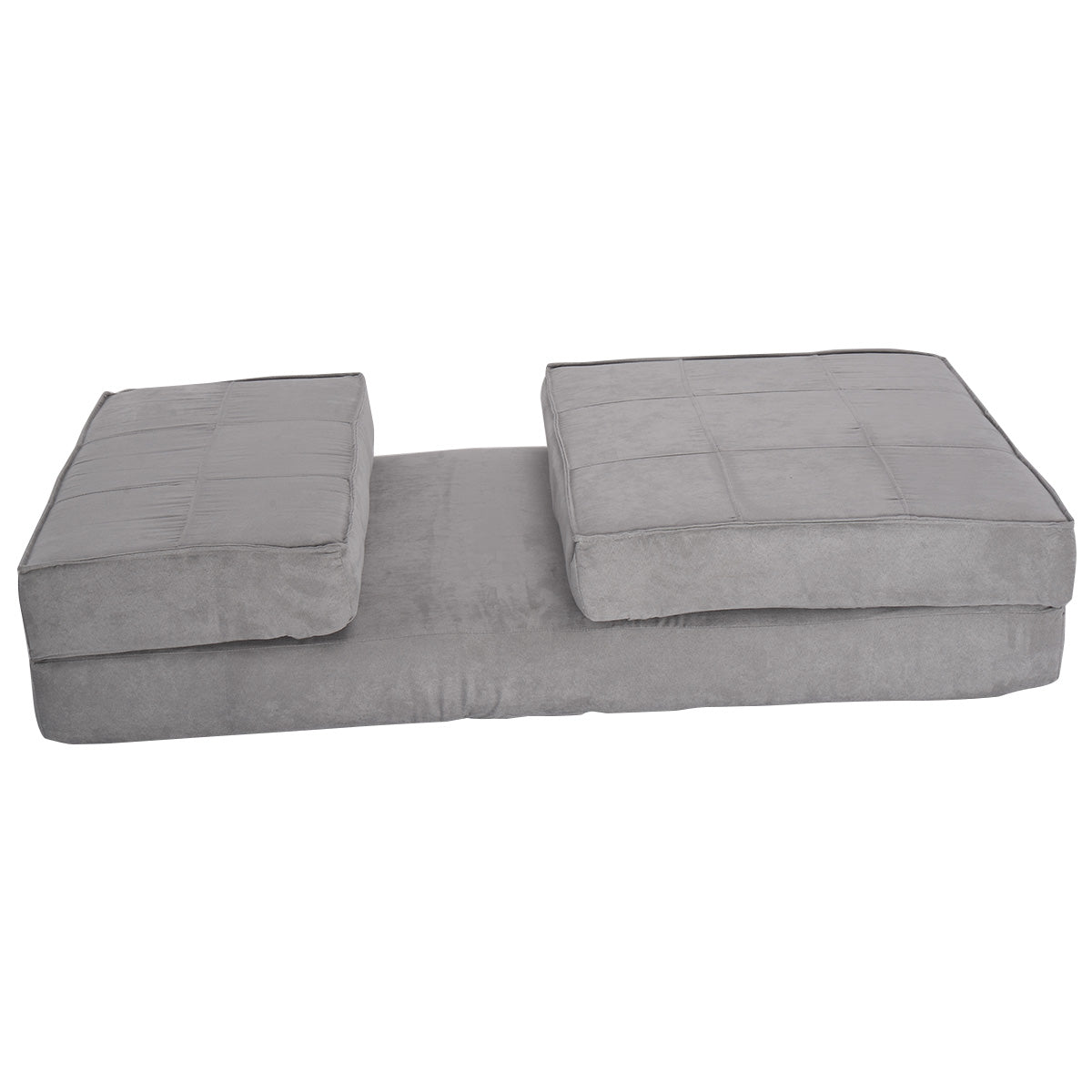 Topbuy Fold Down Chair Convertible Couch Gray