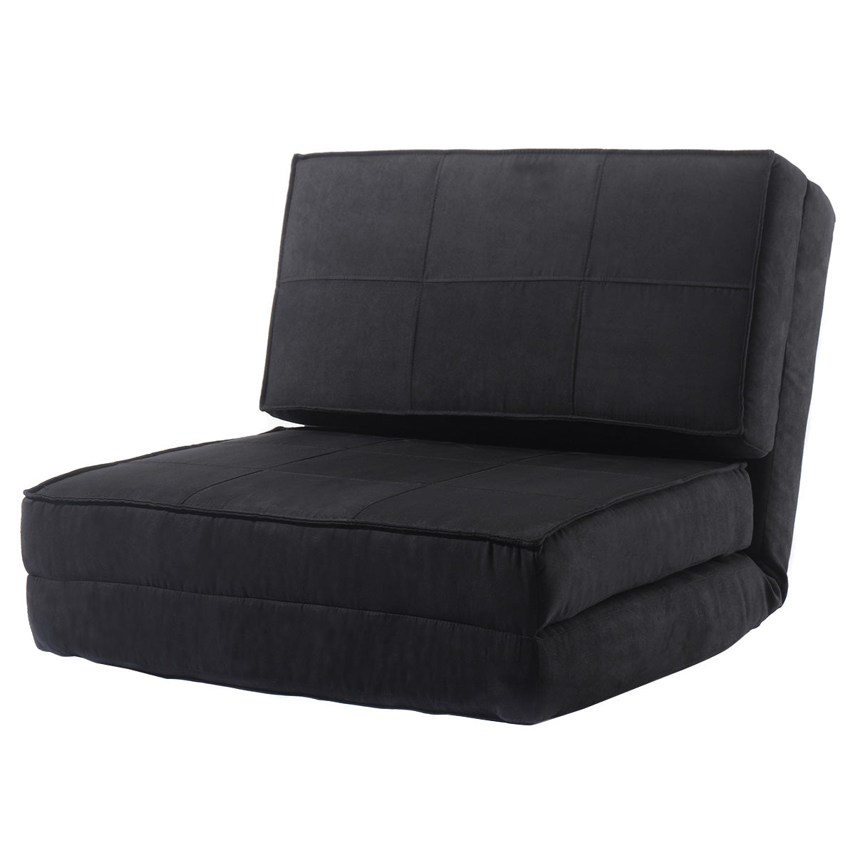 Topbuy Fold Down Chair Convertible Couch Gray