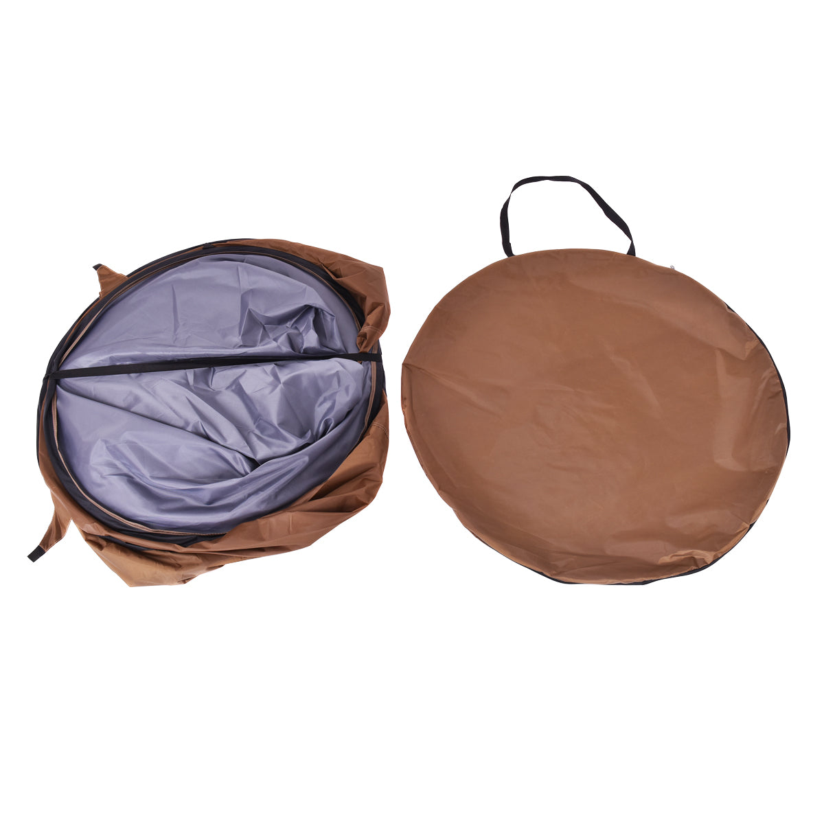 Topbuy Camping Tent Waterproof Hiking Shelter 2-3 Person Brown