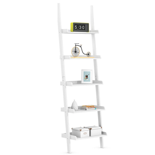 Topbuy 5 Layers Display Shelves Bookcase Shelving Unit Storage Wall Stand  Black
