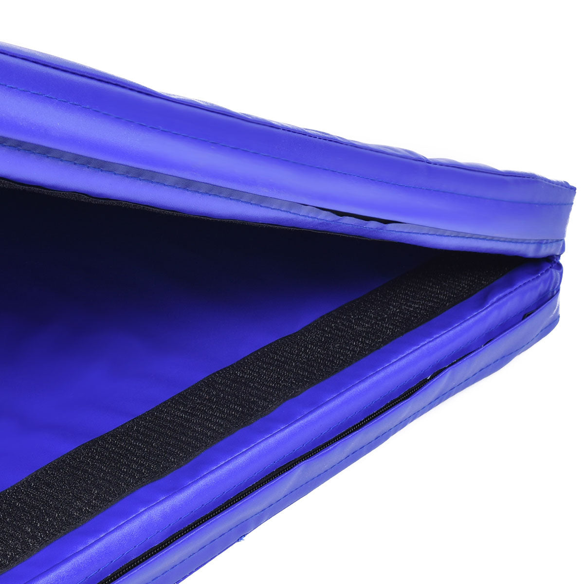 Topbuy 6'x 2' Foldable Gymnastics Mat Flippable Two Panel Thick Cushion for Gym Fitness