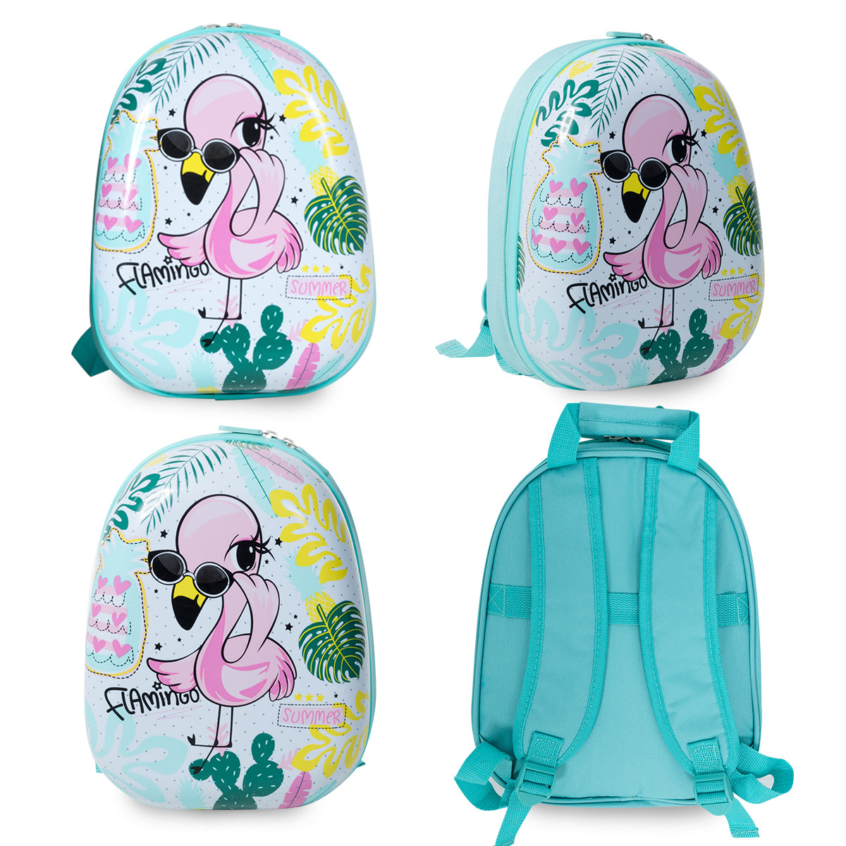 Topbuy 2PC Kid Luggage Set 12" Backpack & 16" Rolling Trolley Suitcase ABS for Travel