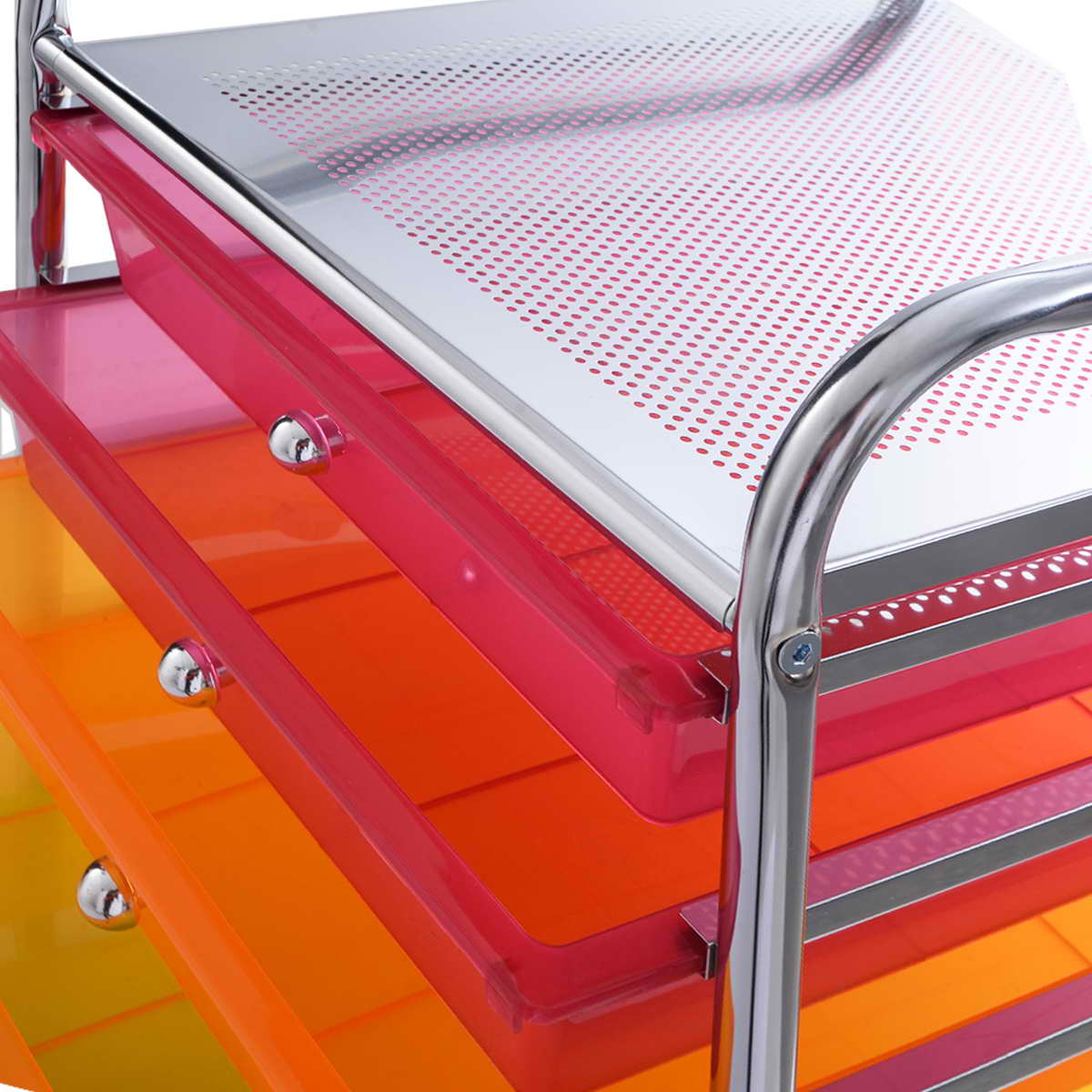 Topbuy 10 Drawer Scrapbook Paper Organizer Rolling Storage Cart Home Office