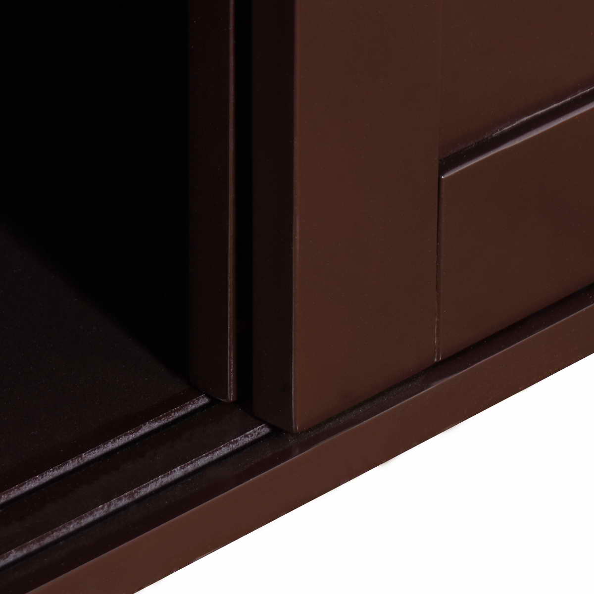 Topbuy Wood Buffet Cupboard Kitchen Storage Cabinet Sideboard w/ Sliding Door