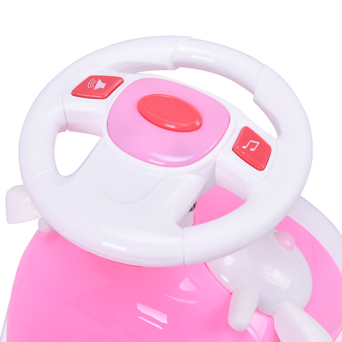 Topbuy Calf Sliding Car 3-in-1 Pushing Cart Walker Toddlers Ride On Toy w/ Sound & Storage