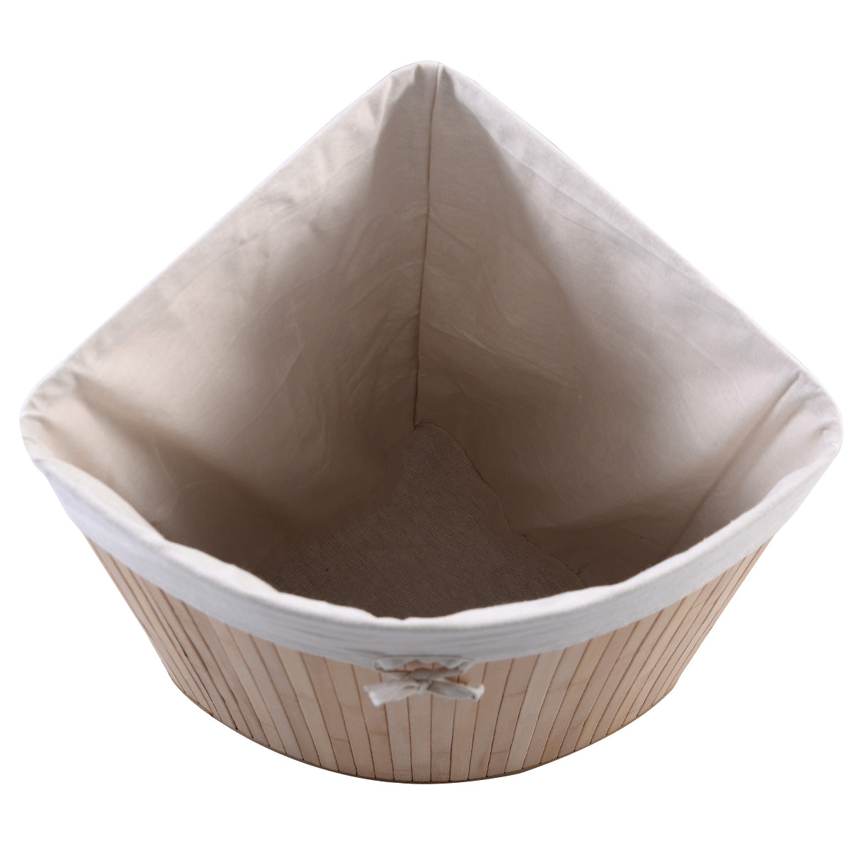 Costway Bamboo Hamper Laundry Basket Washing Clothes Storage Bin