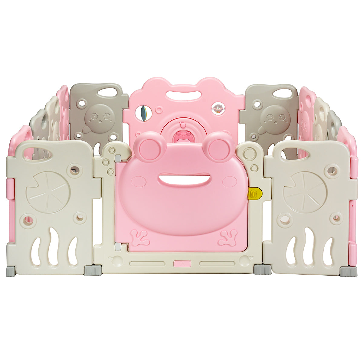 Topbuy Baby Playpen 14 Panels Foldable Kids' Safety Activity Center